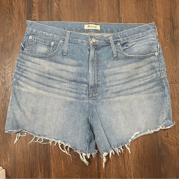 Madewell The Perfect Jean Short Denim Blue Women's Size 33 - Picture 1 of 6